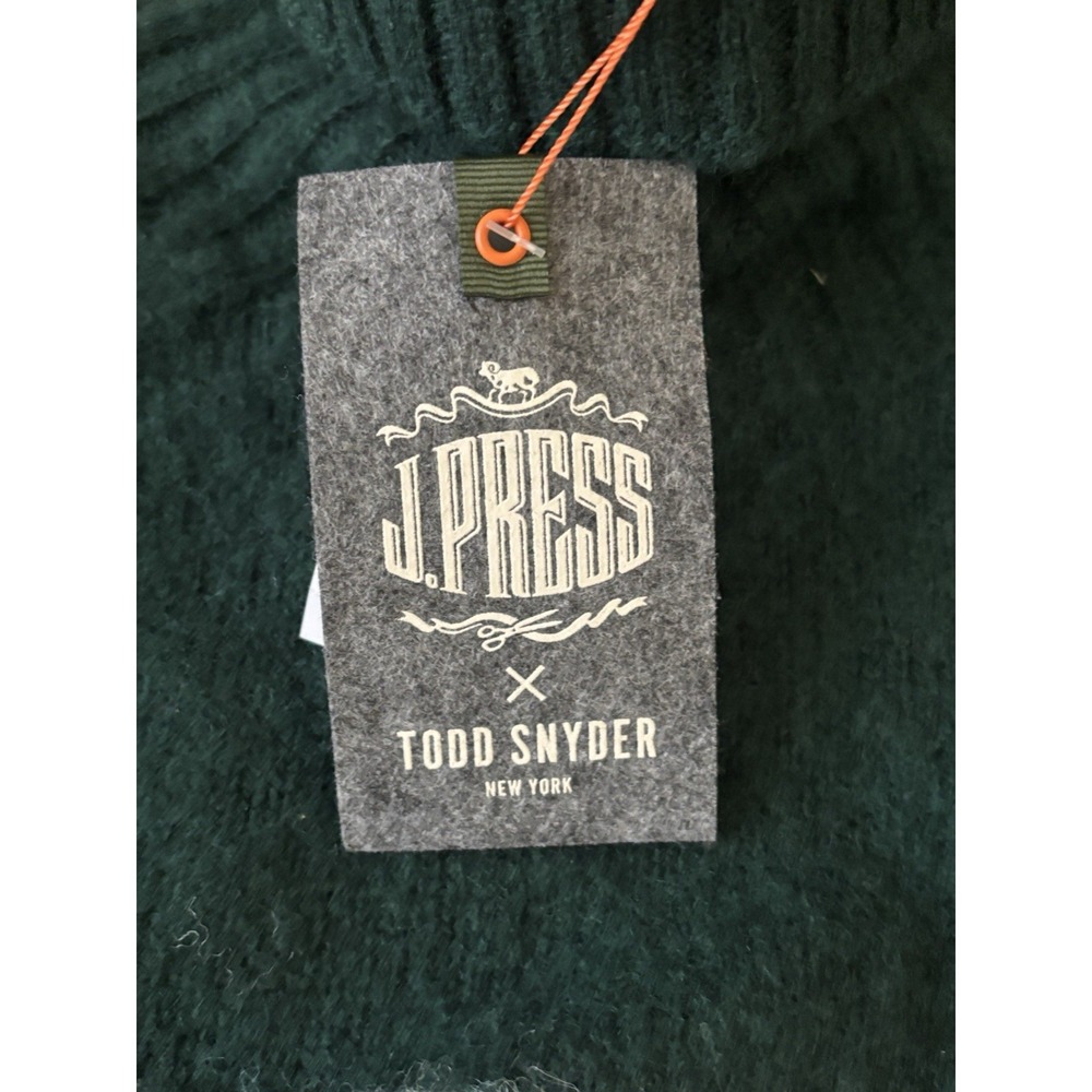 NWT Todd Snyder x J Press Shaggy Dog Green Turtleneck Sweater‎ L MSRP $348 - Picture 2 of 7